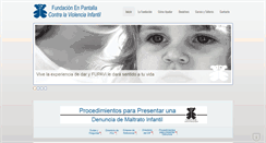 Desktop Screenshot of fundacionenpantalla.org