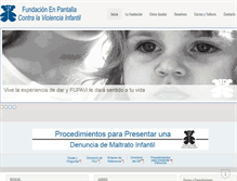 Tablet Screenshot of fundacionenpantalla.org