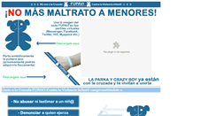 Desktop Screenshot of cruzada.fundacionenpantalla.org